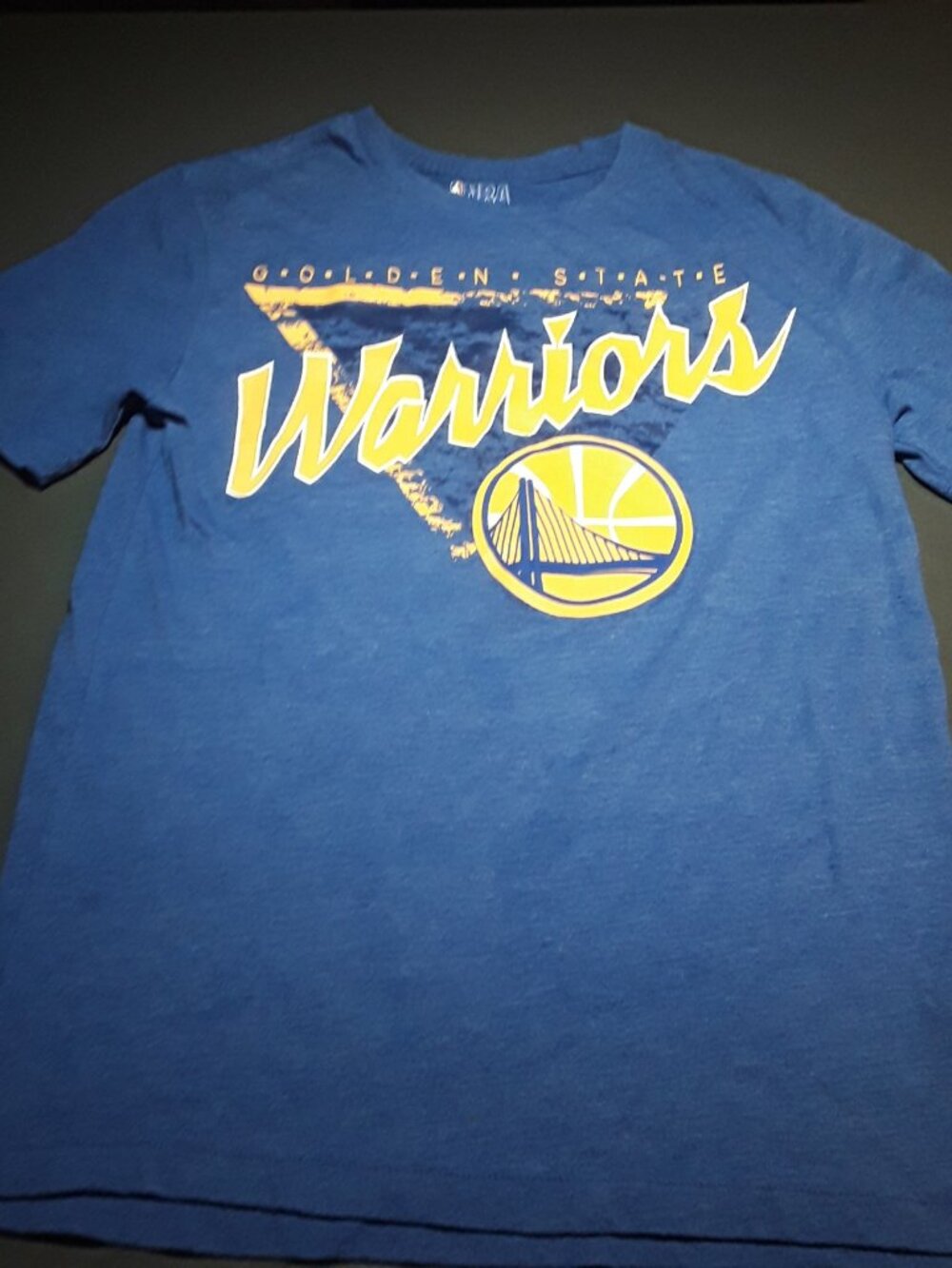 Golden State Warriors T-Shirt – Size Small – Blue – NBA – Official Merch